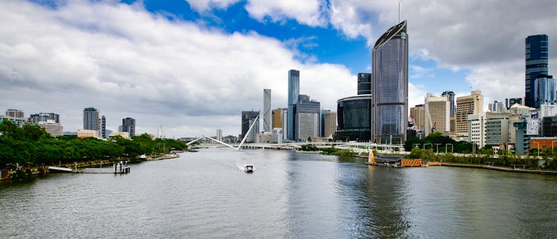 Brisbane CBD skyline and river — translation services across Brisbane